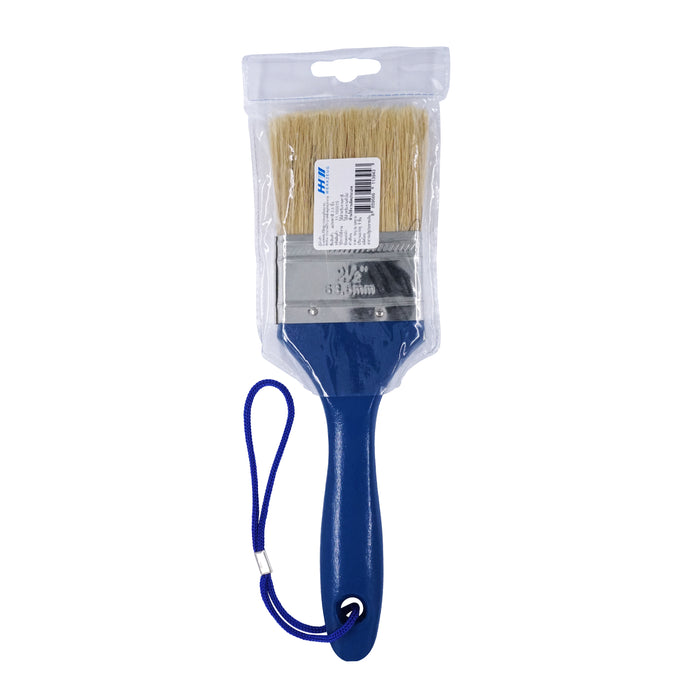 HHW แปรงทาสี ด้ามไม้ 2.5 นิ้ว Paint brush wooden handle 2.5" 11.100015