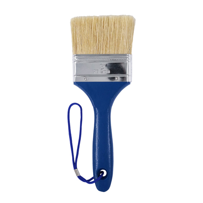 HHW แปรงทาสี ด้ามไม้ 3 นิ้ว Paint brush wooden handle 3" 11.100016