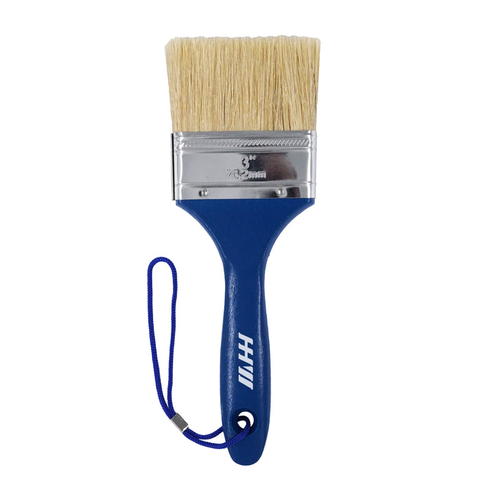 HHW แปรงทาสี ด้ามไม้ 3 นิ้ว Paint brush wooden handle 3" 11.100016