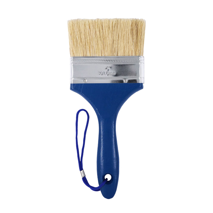 HHW แปรงทาสี ด้ามไม้ 4 นิ้ว Paint brush wooden handle 4" 11.100017