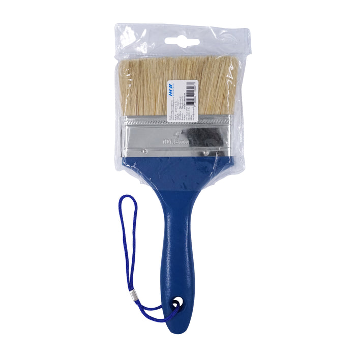 HHW แปรงทาสี ด้ามไม้ 4 นิ้ว Paint brush wooden handle 4" 11.100017