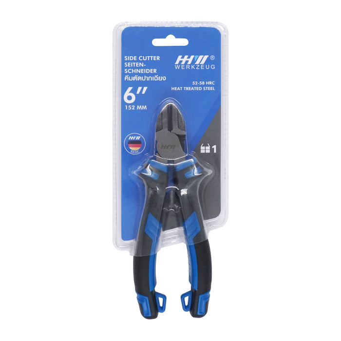 HHW คีมตัดปากเฉียง 6 นิ้ว Side Cutter DIN ISO 5749 6" 11.100048