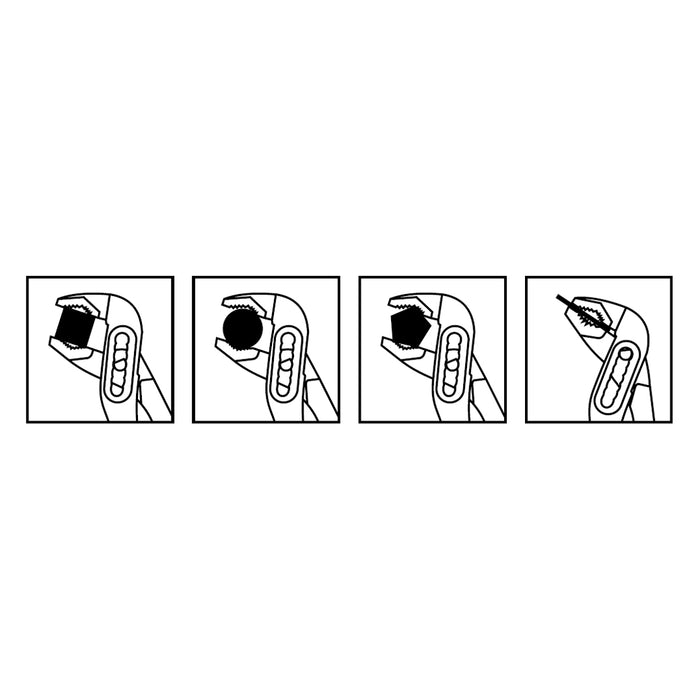 HHW คีมคอม้า 10 นิ้ว Water Pump Plier DIN ISO 8976 10" 11.100054