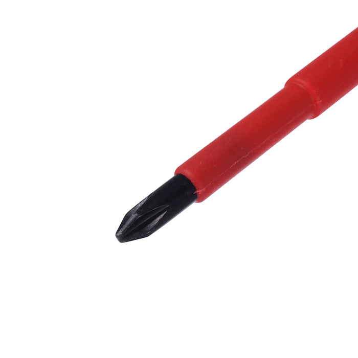 HHW ไขควงปากแฉก หุ้มฉนวนกันไฟ ขนาด PH2x100 มม VDE Screwdriver Size PH2x100 mm IEC 60900 11.100119