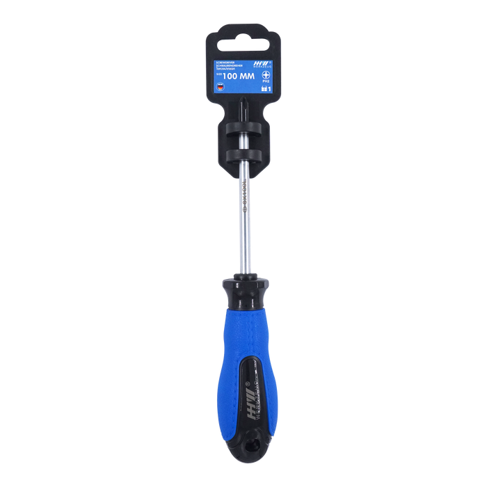 HHW ไขควงปากแฉก ขนาด PH2x100 มม Screwdriver Size PH2x100 mm 11.100122