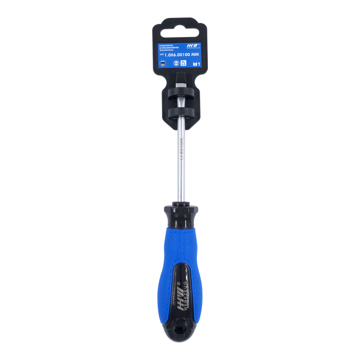 HHW ไขควงปากแบน ขนาด 6.0x100 มม Screwdriver Size 6.0x100 mm 11.100128