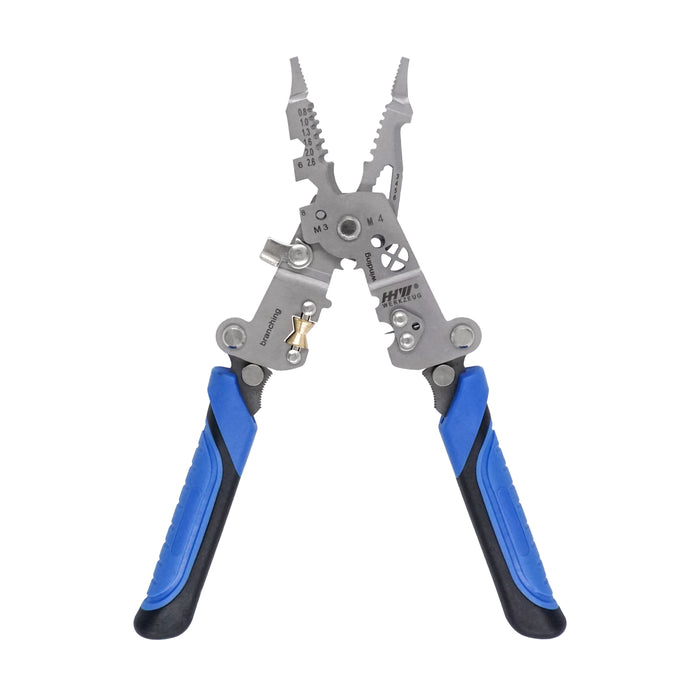HHW คีมปอกสายไฟอเนกประสงค์ 8 นิ้ว Wire stripper plier 8" 11.100134