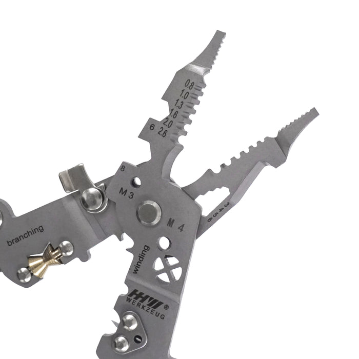 HHW คีมปอกสายไฟอเนกประสงค์ 8 นิ้ว Wire stripper plier 8" 11.100134