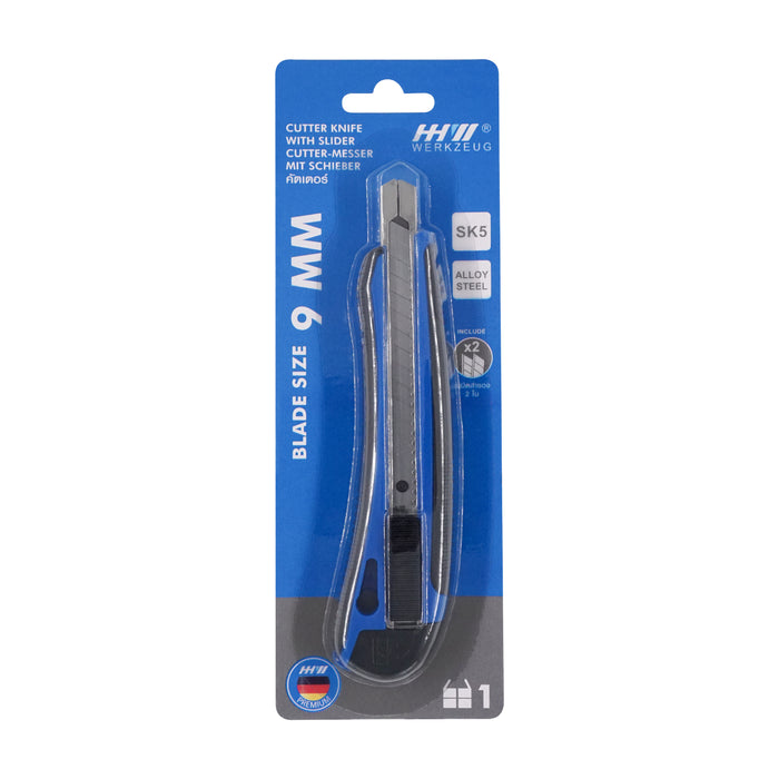 HHW มีดคัตเตอร์ ขนาดใบมีด 9 มม Cutter knife size 9 mm 11.100137