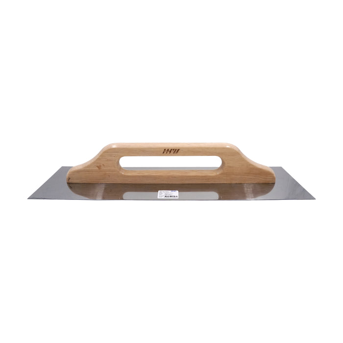 HHW เกรียงฉาบปูน สแตนเลส 130x480 มม Two-handed smoothing trowel stainless steel 130x480 mm 11.100144