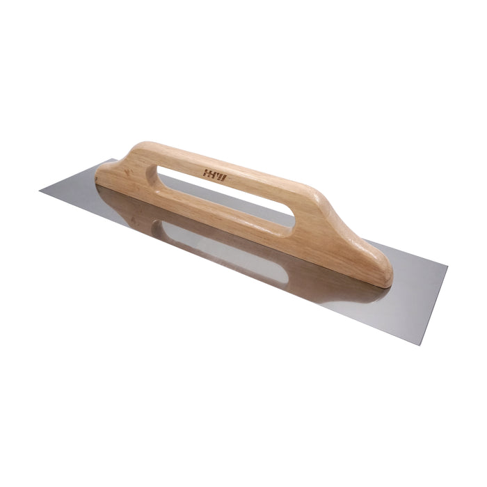 HHW เกรียงฉาบปูน สแตนเลส 130x480 มม Two-handed smoothing trowel stainless steel 130x480 mm 11.100144
