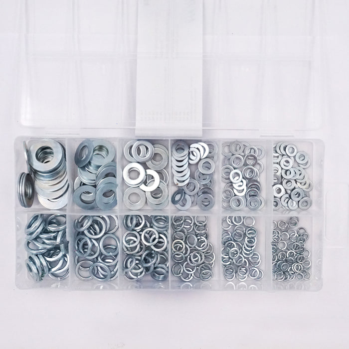 HHW แหวนอีแปะ, แหวนล็อคคละไซส์ 350 ชิ้น Washer assortment 350 20.100025