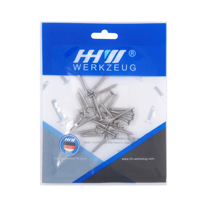 HHW สกรูเกลียวปล่อย M6x1" 25 ชิ้น PH2 Self Tapping Screw M6x1" 25 pcs. 20.200900