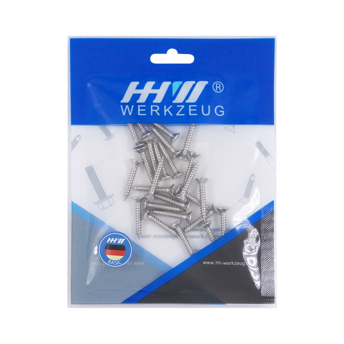 HHW สกรูเกลียวปล่อย M8x1" 25 ชิ้น PH2 Self Tapping Screw M8x1" 25 pcs. 20.200909