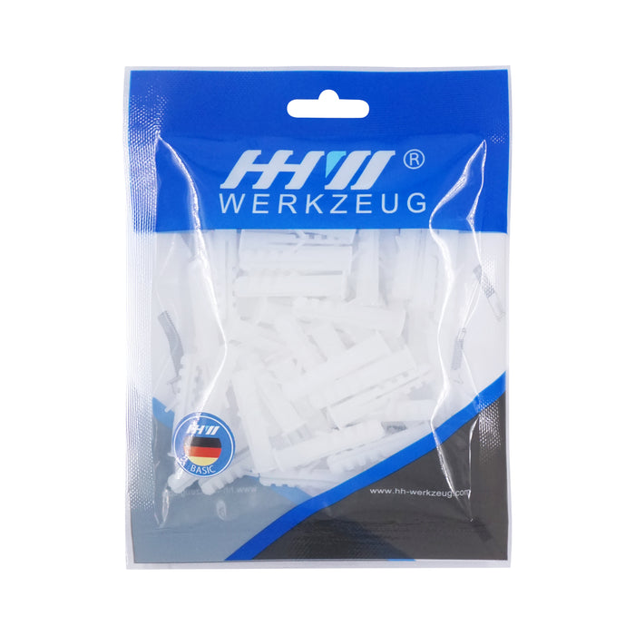 HHW พุกพลาสติก M6x30" 50 ชิ้น Plastic Anchor M6x30" 50 pcs. 20.200910