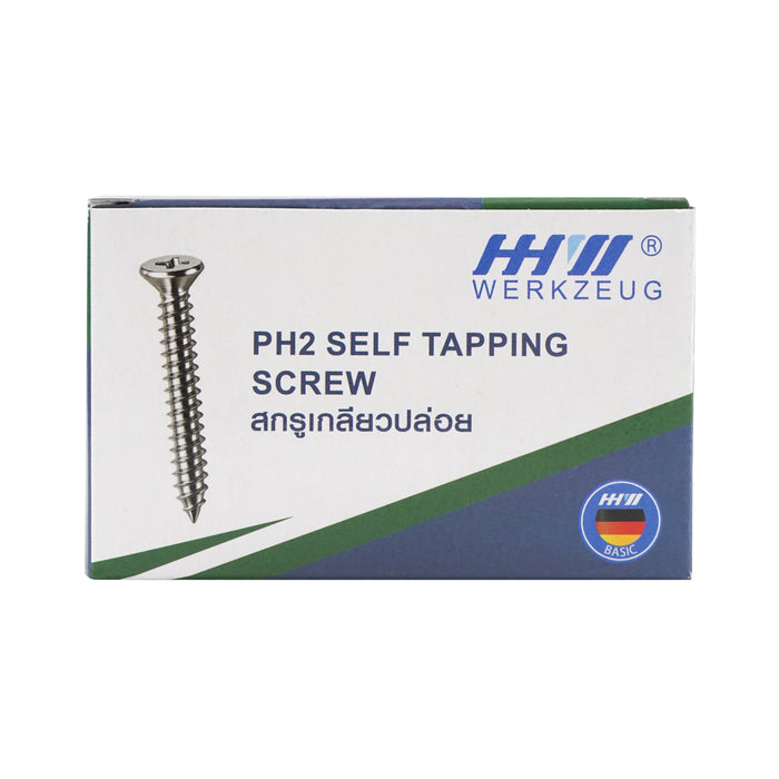 HHW สกรูเกลียวปล่อย M6x3/4" 500 ชิ้น PH2 Self Tapping Screw M6x3/4" 500 pcs. 20.201176