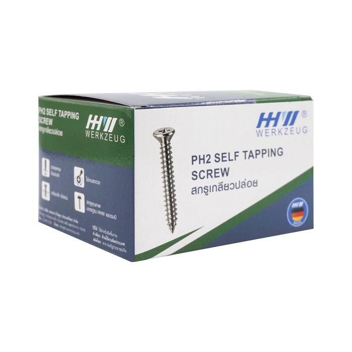 HHW สกรูเกลียวปล่อย M6x1" 400 ชิ้น PH2 Self Tapping Screw M6x1" 400 pcs. 20.201177