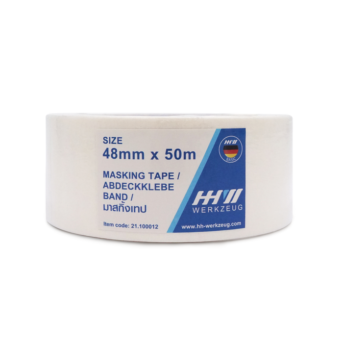 HHW มาสกิ้งเทป ขนาด 48mm x 50m Masking Tape 21.100012