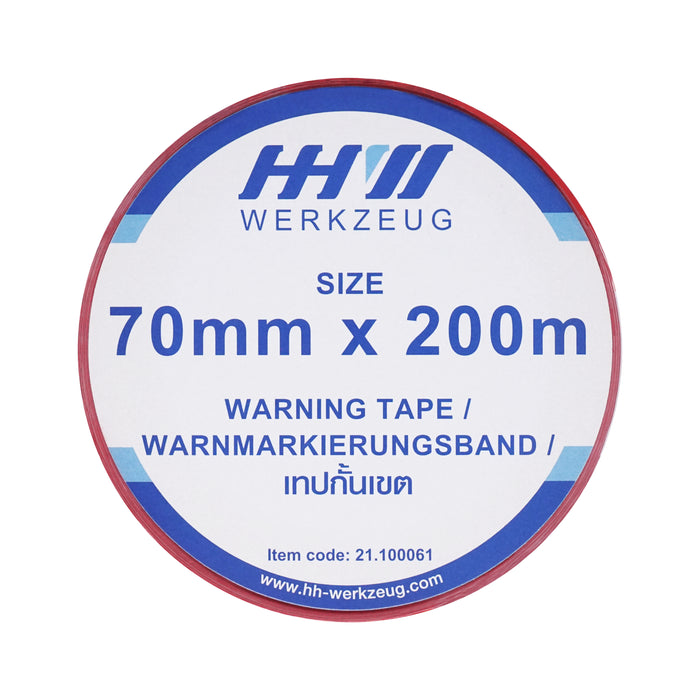 HHW เทปกั้นเขต ขนาด 70mm x 200m Warning tape 21.100061