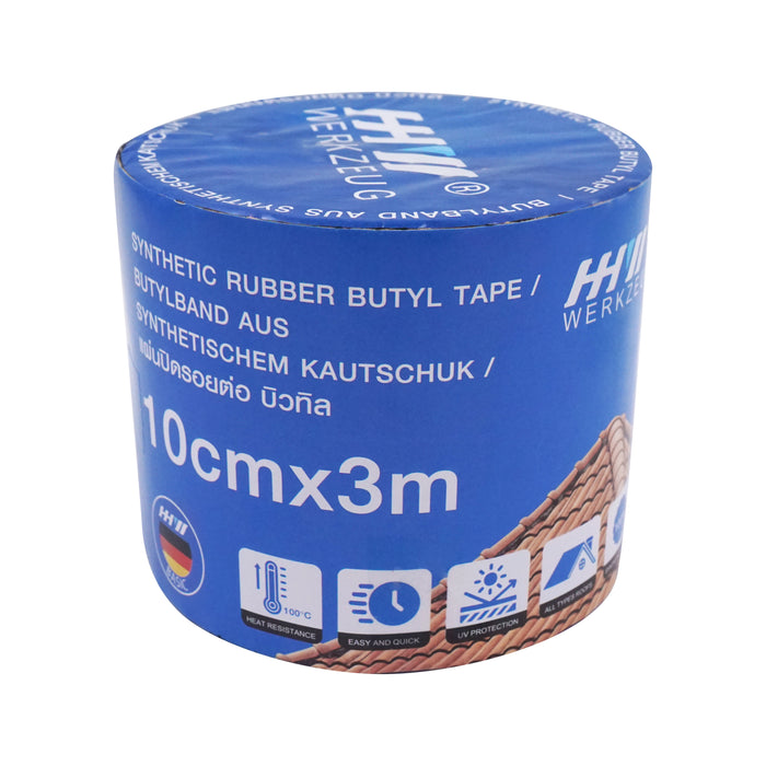 HHW แผ่นปิดรอยต่อ บิวทิล ขนาด 10ซม x 3ม Synthetic rubber butyl tape 10cm x 3m 21.100111